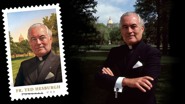 Hesburgh Stamp Feature