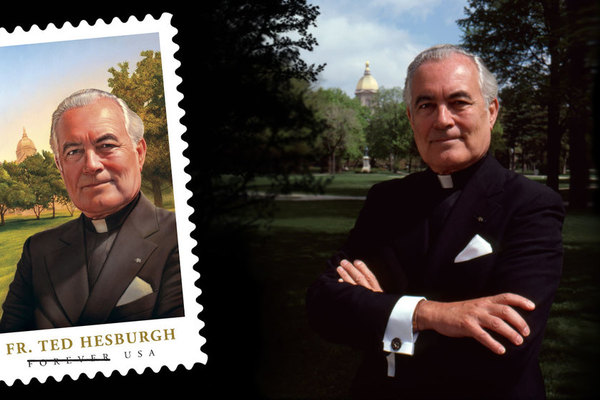 Hesburgh Stamp Feature