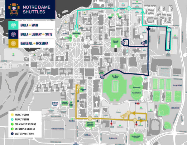 New Visitor Parking With Shuttle Routes